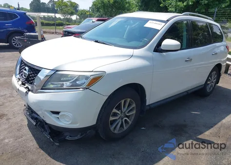 2013 Nissan Pathfinder Sv z USA, uszkodzony, nr VIN 5N1AR2MM0DC674345